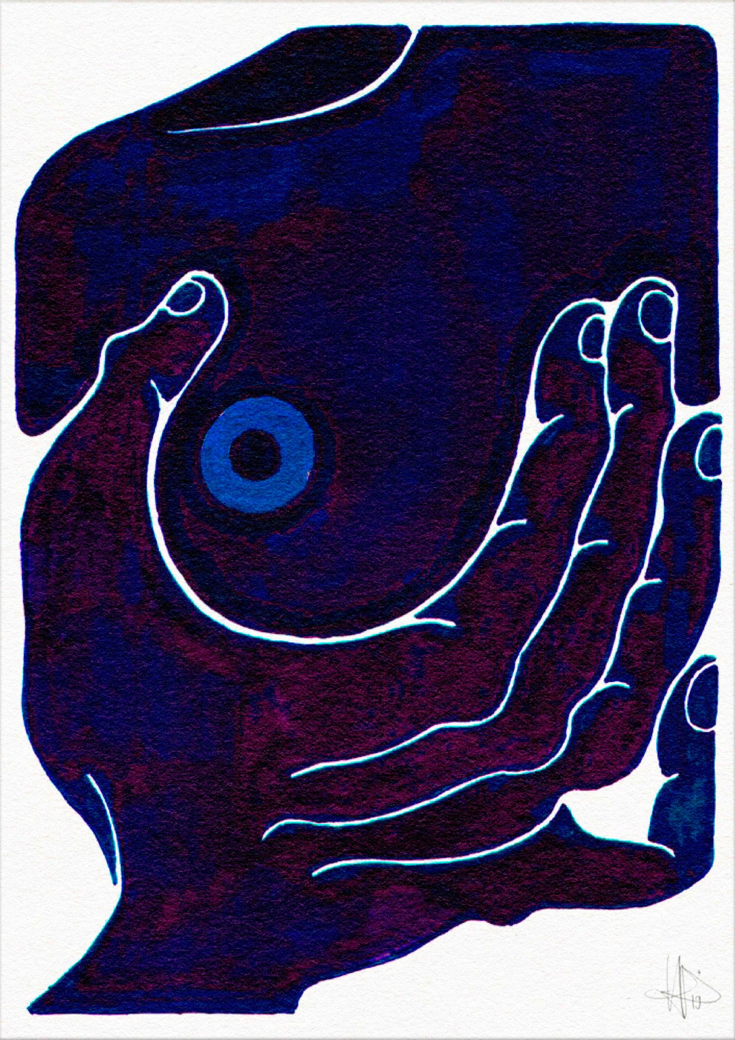 Handful Blue