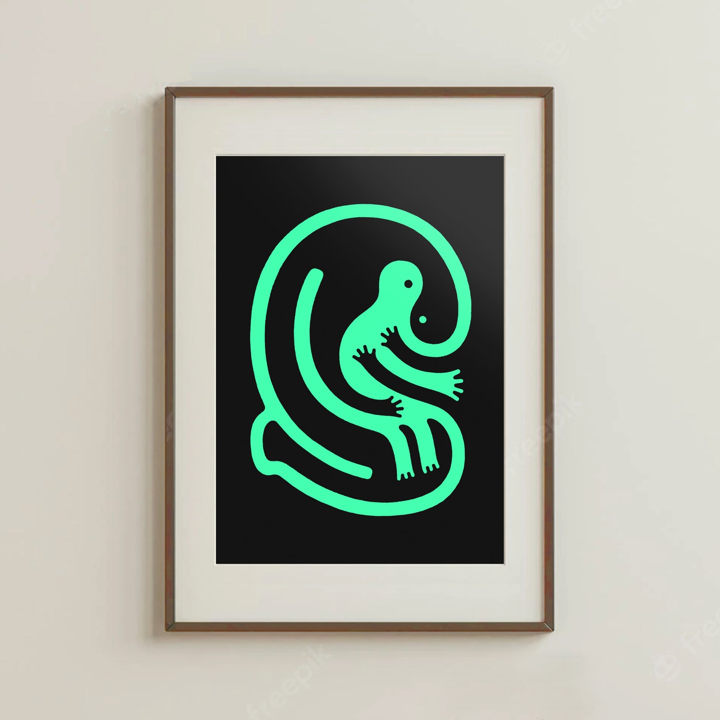 Inner Child VII (Limited Edition Glow-in-the-dark Silkscreen print)