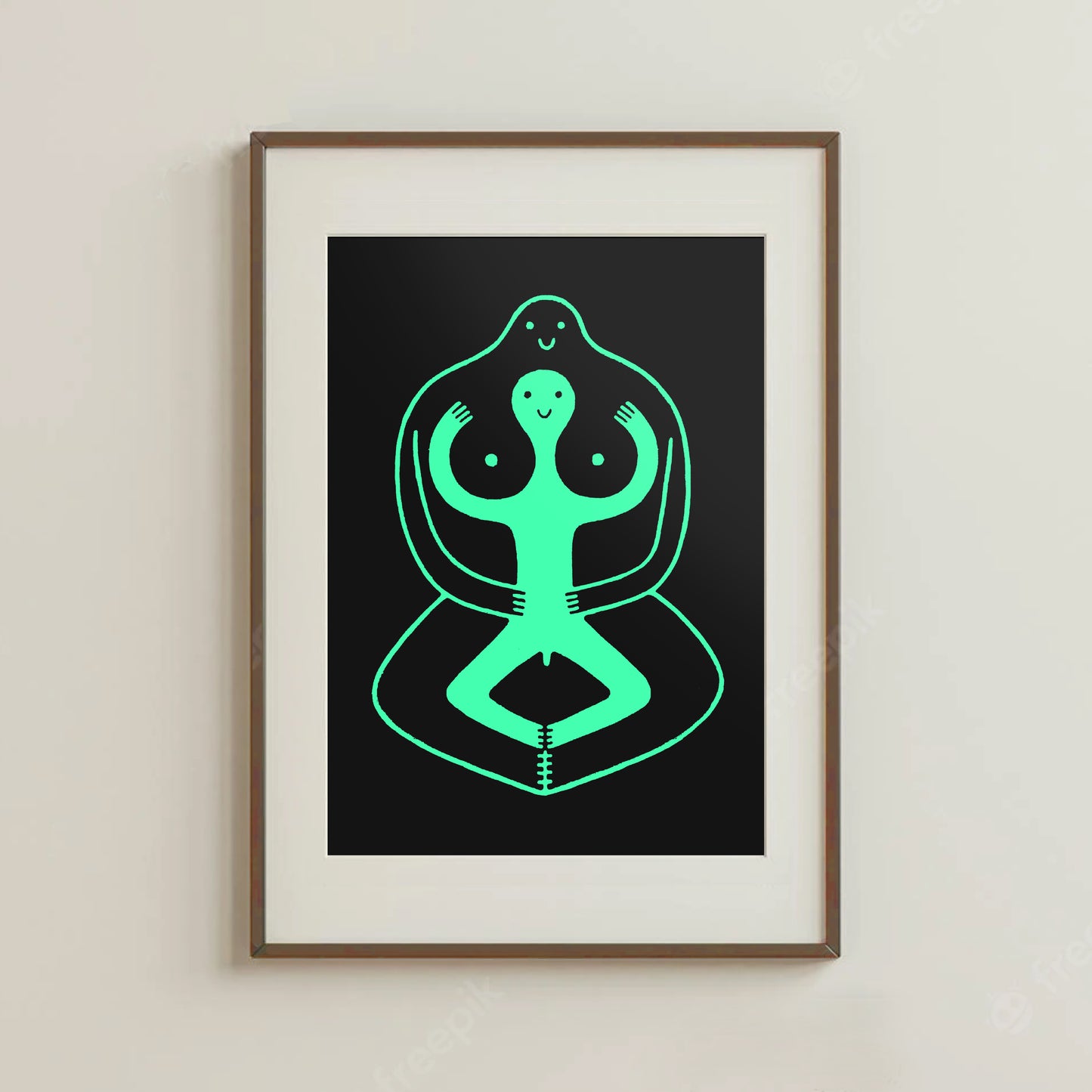 Mamma V (Limited Edition Glow-in-the-dark Silkscreen print)